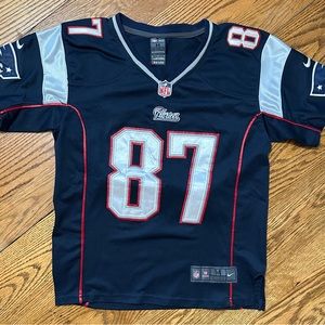 Youth Medium Rob Gronkowski Gronk New England Patriots Nike Embroidered Jersey